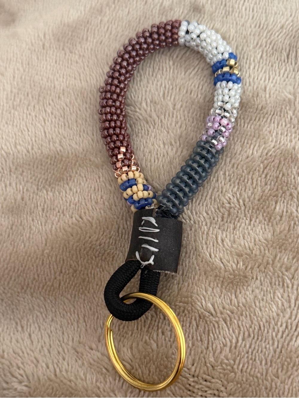 🪡Handmade Beaded Keychain/ purse clip 🌸